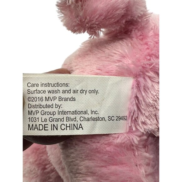 Pink Pig Plush Stuffed Animal Toy 6.5" Sitting Piglet MVP Group International - Picture 7 of 7